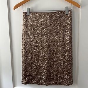 Sequined pencil skirt